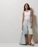 Light colour denim  bermudas