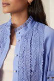 Oye blue Lace Top