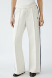 Eggnog Trouser with Navy Stripe