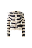 Navy and Off White Cardigan