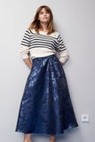 Rock Skirt in navy Jacquard