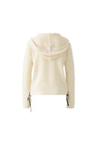 off white knit Hooded Sweater