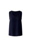 Dark Blue Sleeveless Top