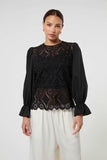 Bran black blouse