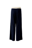 Navy Trouser with Ivory Stripe