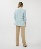 Linen look blazer