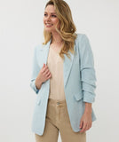 Linen look blazer