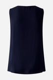 Dark Blue Sleeveless Top