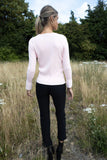 Bologna ribbed cardigan in pink