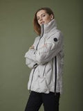 Short padded jacket with side zip