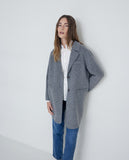 Midi grey coat