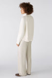 Slouchy poloneck in cream