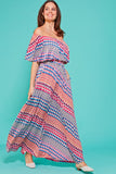 Misty dress balear coral