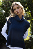 Ferrara Wool Mix High Neck Gilet