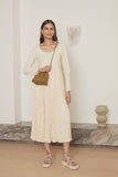 Landon Dress in Beige