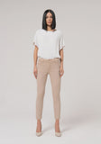 Perfect shape Bella pant in biscuit