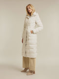 ZAHRA long padded coat  in white pepper