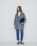 Midi grey coat