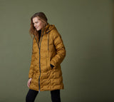 Curry coloured Puffa coat