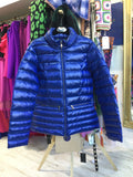 Lila short padded jacket in mystic blue