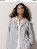 Light grey parka