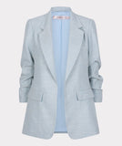 Linen look blazer