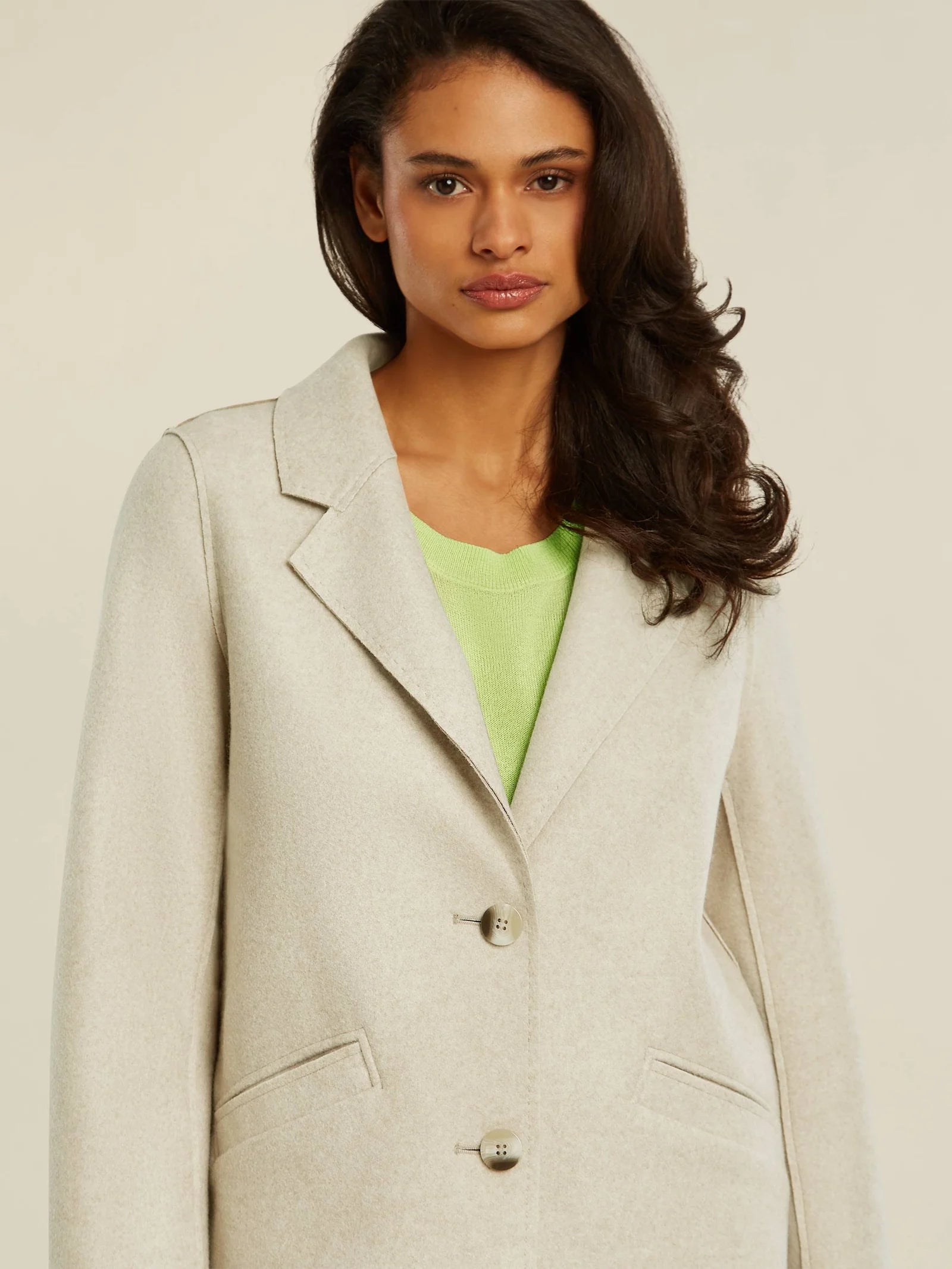 Jazzy Coat in Soft Melange