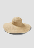 Beige straw hat