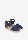 Suede Espadrilles Navy