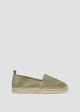 Suede Espadrilles Khaki