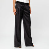 Satin Wide Leg Trouser 5002