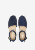 Suede Espadrilles Navy