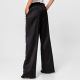 Satin Wide Leg Trouser 5002